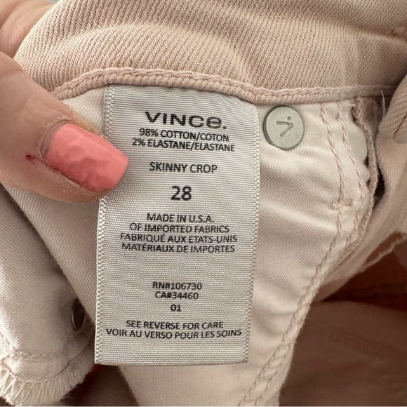 Vince Light Pink Jeans - Picture 6 of 9